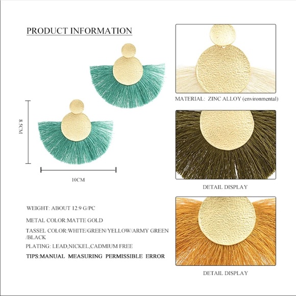 🌈 statement earrings - Picture 2 of 6